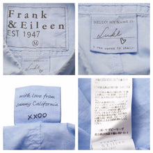 画像をギャラリービューアに読み込む, Frank＆Eileen LUKE フランクアンドアイリーン ルーク ワイシャツ 長袖シャツ 117409 ブルー コットン サイズM 良品 中古 41392
