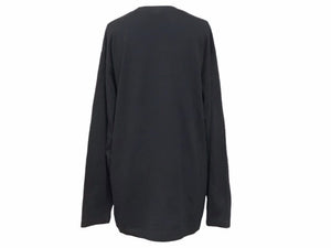 Dsquared2 ディースクエアード 長袖 Tシャツ ICON クルーネック ロゴ DF8FEME01 コットン ブラック L 中古 美品 41394