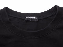 Load image into Gallery viewer, Dsquared2 ディースクエアード 長袖 Tシャツ ICON クルーネック ロゴ DF8FEME01 コットン ブラック L 中古 美品 41394