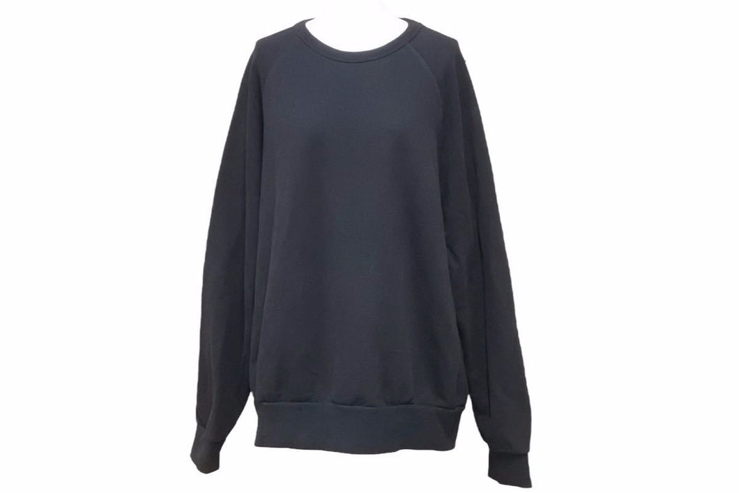 OVY オヴィー スウェットシャツ トレーナー 長袖 Sweat Shirts 無地 コットン ブラック サイズ L 美品 中古 41398
