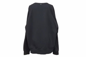 OVY オヴィー スウェットシャツ トレーナー 長袖 Sweat Shirts 無地 コットン ブラック サイズ L 美品 中古 41398