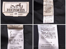 Load image into Gallery viewer, HERMES エルメス セリエ スーツ スラックス パンツ コットン コーデュロイ ブルー 牛革 サイズ44 中古 美品 41401