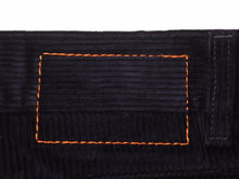 Load image into Gallery viewer, HERMES エルメス セリエ スーツ スラックス パンツ コットン コーデュロイ ブルー 牛革 サイズ44 中古 美品 41401