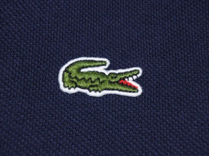 LACOSTE ラコステ Keith Haring キースへリング ポロシャツ バンド プリント 鹿の子 19SS ネイビー サイズ XS 美品 中古 41425