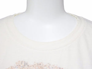 KAPITAL キャピタル 半袖Tシャツ LOVE＆PEACE and BEETHOVEN ベートーヴェン プリント コットン ホワイト サイズ3 良品 中古 41428