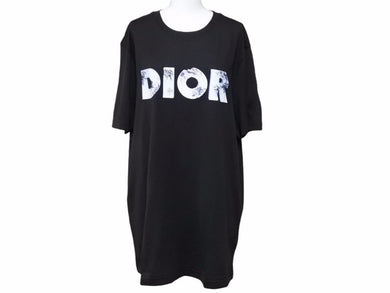 DIOR HOMME ディオールオム Tシャツ ダニエル・アーシャムロゴプリント ブラック 023J600E0589 サイズXL 新品未使用 41431