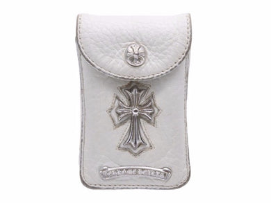 CHROME HEARTS クロムハーツ CHクロス シガレットケース シルバー925 小物 ホワイト 良品 中古 41482