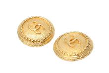 Load image into Gallery viewer, CHANEL シャネル ココマーク イヤリング アクセサリー 小物 ヴィンテージ 両耳 GP ゴールド 美品 中古 41486