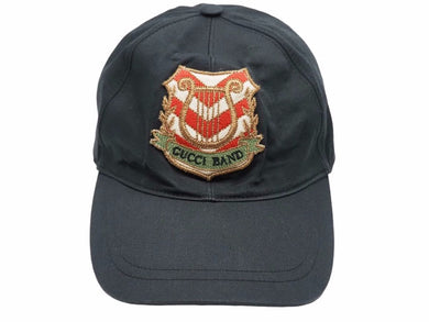 GUCCI グッチ キャップ ベースボールキャップ 帽子 BAND PATCH バンドパッチ サイズM 良品 中古 41489