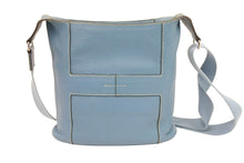 Load image into Gallery viewer, HERMES エルメス グッドニュースPM ブルージーン トリヨンクレマンス ショルダーバッグ □L刻 美品 中古 41495