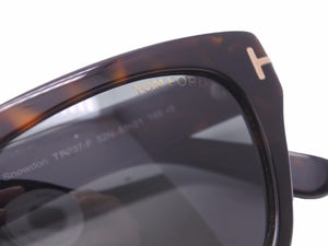 TOM FORD トムフォード サングラス 51□21 145 Snowdon TF237-F 52N アイウェア 小物 ブラウン 美品 中古 41496