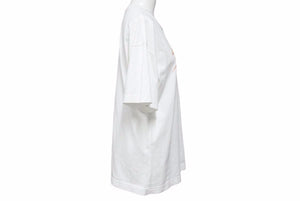 BALENCIAGA バレンシアガ 白 ホワイト Tシャツ レッド xs 583212 TFV63 中古 41524