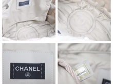Load image into Gallery viewer, CHANEL シャネル ドゥドーヌ ココネージュ ハンドバッグ エンボスロゴ ナイロン ホワイト ピンク 26番台 中古 41537