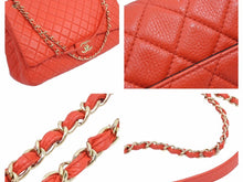 Load image into Gallery viewer, 極美品 CHANEL シャネル ジャンボ マトラッセ ショルダーバッグ XXL レッド 2Way チェーンショルダー カーフ デカマト 中古 41539