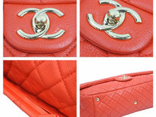 Load image into Gallery viewer, 極美品 CHANEL シャネル ジャンボ マトラッセ ショルダーバッグ XXL レッド 2Way チェーンショルダー カーフ デカマト 中古 41539