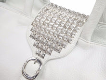Load image into Gallery viewer, 定価112万 CHROME HEARTS クロムハーツ トートバッグ ゼロピラミッドスタッズレザートートバッグ シルバー925 美品 中古 41541