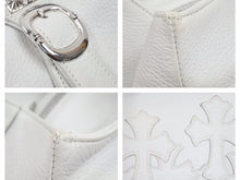 Load image into Gallery viewer, 定価112万 CHROME HEARTS クロムハーツ トートバッグ ゼロピラミッドスタッズレザートートバッグ シルバー925 美品 中古 41541
