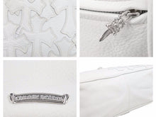 Load image into Gallery viewer, 定価112万 CHROME HEARTS クロムハーツ トートバッグ ゼロピラミッドスタッズレザートートバッグ シルバー925 美品 中古 41541