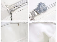 Load image into Gallery viewer, 定価112万 CHROME HEARTS クロムハーツ トートバッグ ゼロピラミッドスタッズレザートートバッグ シルバー925 美品 中古 41541