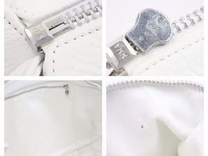 定価112万 CHROME HEARTS クロムハーツ トートバッグ ゼロピラミッドスタッズレザートートバッグ シルバー925 美品 中古 41541
