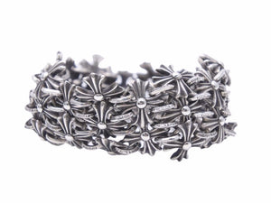 Chrome Hearts クロムハーツ チェーンメイルバングル CHプラス SV925 シルバー ブレス インボイス 美品 中古 41552