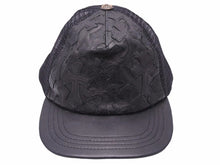 Load image into Gallery viewer, CHROME HEARTS クロムハーツ セメタリークロスパッチレザーメッシュキャップ シルバー925 ブラック 美品 中古 41556