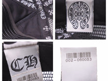 Load image into Gallery viewer, CHROME HEARTS クロムハーツ セメタリークロスパッチレザーメッシュキャップ シルバー925 ブラック 美品 中古 41556