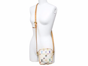 ルイヴィトン LOUIS VUITTON モノグラム マルチカラー リフト ショルダーバッグ ホワイト M40055 中古 41563