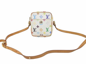 ルイヴィトン LOUIS VUITTON モノグラム マルチカラー リフト ショルダーバッグ ホワイト M40055 中古 41563
