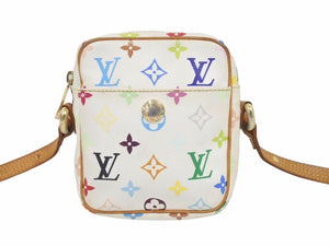 ルイヴィトン LOUIS VUITTON モノグラム マルチカラー リフト ショルダーバッグ ホワイト M40055 中古 41563