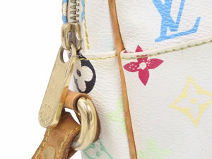ルイヴィトン LOUIS VUITTON モノグラム マルチカラー リフト ショルダーバッグ ホワイト M40055 中古 41563