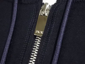 Dior ディオール パーカー オブリーク ジップアップパーカー カシミヤ ネイビー 現行 113M221AT225 メンズ サイズXL 未使用 41585
