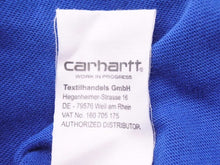 画像をギャラリービューアに読み込む, Carhartt カーハート APC アーペーセー FIRE 半袖Tシャツ T Shirt コットン ブルー サイズXXL 美品 中古 41607