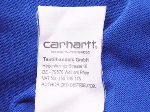 Carhartt カーハート APC アーペーセー FIRE 半袖Tシャツ T Shirt コットン ブルー サイズXXL 美品 中古 41607