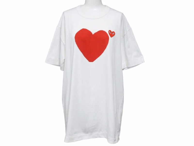 コムデギャルソン Tシャツ 正規品 PLAY COMME des GARCONS 新品 プレイ コムデギャルソン BLACK