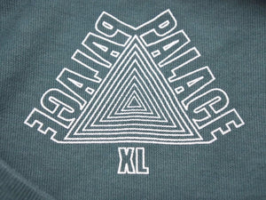 PALACE パレス Ｔシャツ TRI TONK 半袖 カーキ トップス ロゴ ピンク サイズXL 美品 中古 41611
