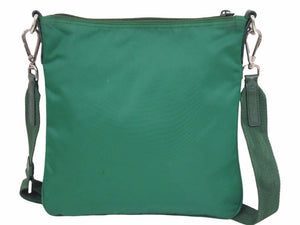 PRADA プラダショルダーバッグ BT0716 グリーン 斜め掛け ナイロン シルバー金具 良品 中古 41631 