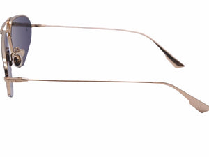 Dior ディオール サングラス 0002K アイウェア 小物 ブリッジ ゴールド ブラック 美品 中古 41639