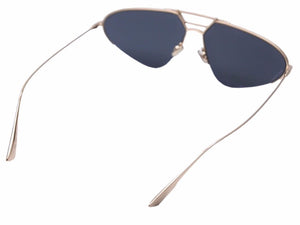 Dior ディオール サングラス 0002K アイウェア 小物 ブリッジ ゴールド ブラック 美品 中古 41639