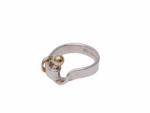 Load image into Gallery viewer, TIFFANY＆CO ティファニー リング 指輪 フック&amp;アイ シルバー925 18Kイエローゴールド 750 4g 7号 美品 中古 41675