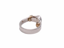 Load image into Gallery viewer, TIFFANY＆CO ティファニー リング 指輪 フック&amp;アイ シルバー925 18Kイエローゴールド 750 4g 7号 美品 中古 41675