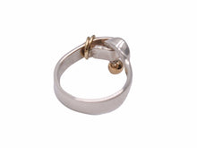 Load image into Gallery viewer, TIFFANY＆CO ティファニー リング 指輪 フック&amp;アイ シルバー925 18Kイエローゴールド 750 4g 7号 美品 中古 41675