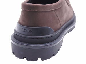 新品同様 Dior ディオール DIOR EXPLORER ボートシューズ ヌバックカーフスキン オブリークジャガード サイズ44 中古 41711