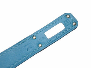 極美品 HEMRES エルメス バーキン25 スイフト ターコイズ シルバー金具 □R刻印 中古 41714