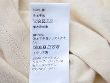 Load image into Gallery viewer, CELINE セリーヌ サルキー クルーネック バターブラウン 半袖Ｔシャツ 2X575 114L 11MR サイズXS 美品 中古 41763