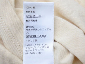 CELINE セリーヌ サルキー クルーネック バターブラウン 半袖Ｔシャツ 2X575 114L 11MR サイズXS 美品 中古 41763