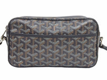 画像をギャラリービューアに読み込む, GOYARD ゴヤール ショルダーバッグ カップヴェール ブラウン ブラック PVC レザー 鞄 斜め掛け 良品 中古 41768