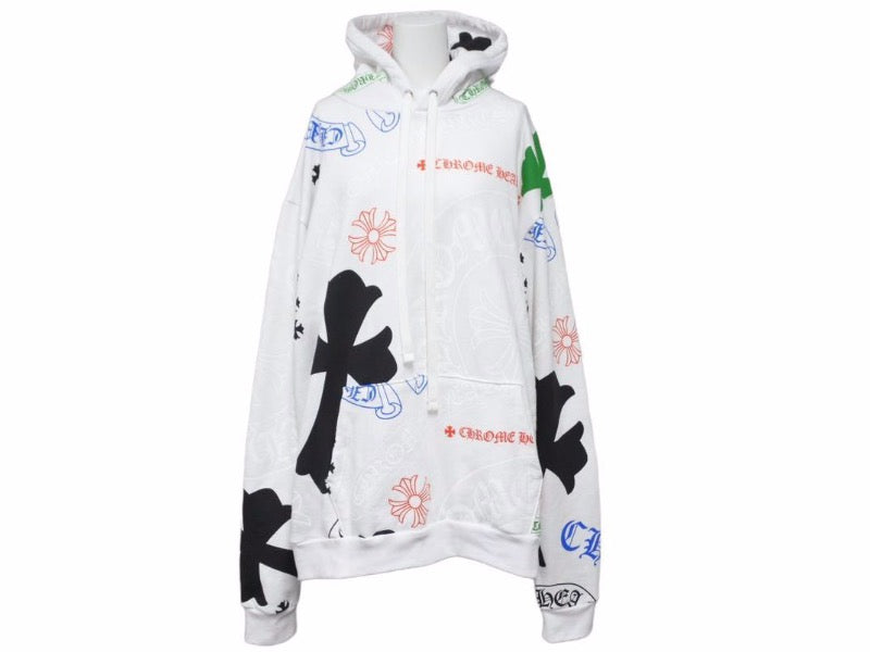 入手難◆送料込【CHROME HEARTS】ステンシル パーカー ホワイト 楽天市場】クロムハーツ【CHROMEHEARTS】【STENCIL HOODIE】総柄