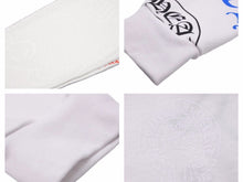 Load image into Gallery viewer, 未使用品 CHROME HEARTS クロムハーツ 総柄オンライン限定 ステンシル パーカー ホワイト トップス フーディー サイズL 中古 41810