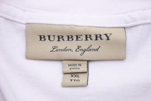 BURBERRY バーバリー 半袖 Tシャツ 胸ロゴ 3970061 サイズXXL 刺繍 ピンク 美品 中古 41820